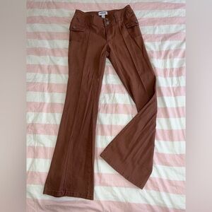 RSQ Dusty Rose High-Waist Button Fly Jeans